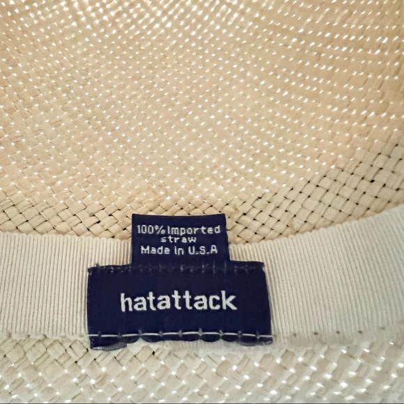 HAT ATTACK Panama Classic White Fedora Hat with black Ribbon main image 6